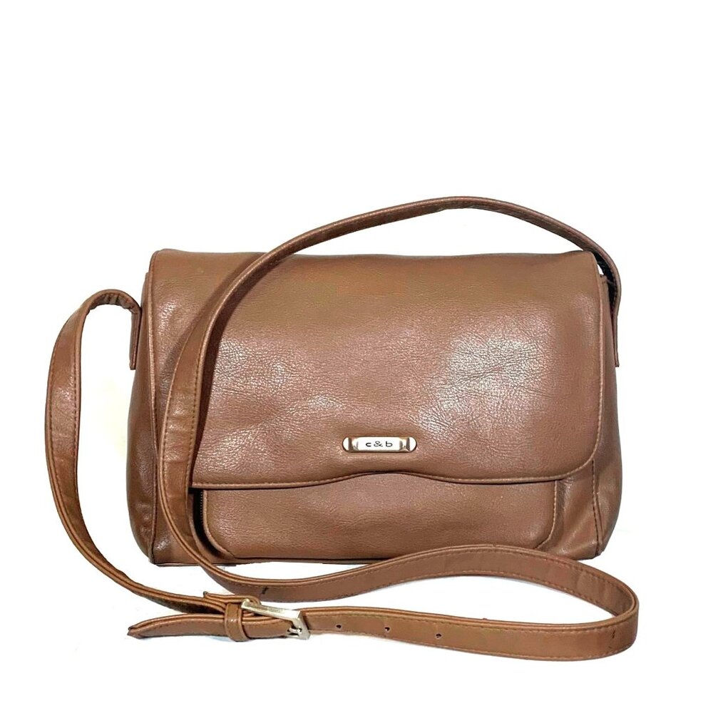 C & B Leather Shoulder Bag